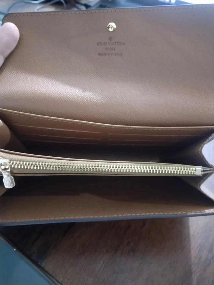 π₯ Limited Time Offer π₯ 50% OFF π₯ Free Shipping π₯ Premium Quality Louis Vuitton Sarah Monogram Long Wallet With New Sealed Box β Fast Shipping