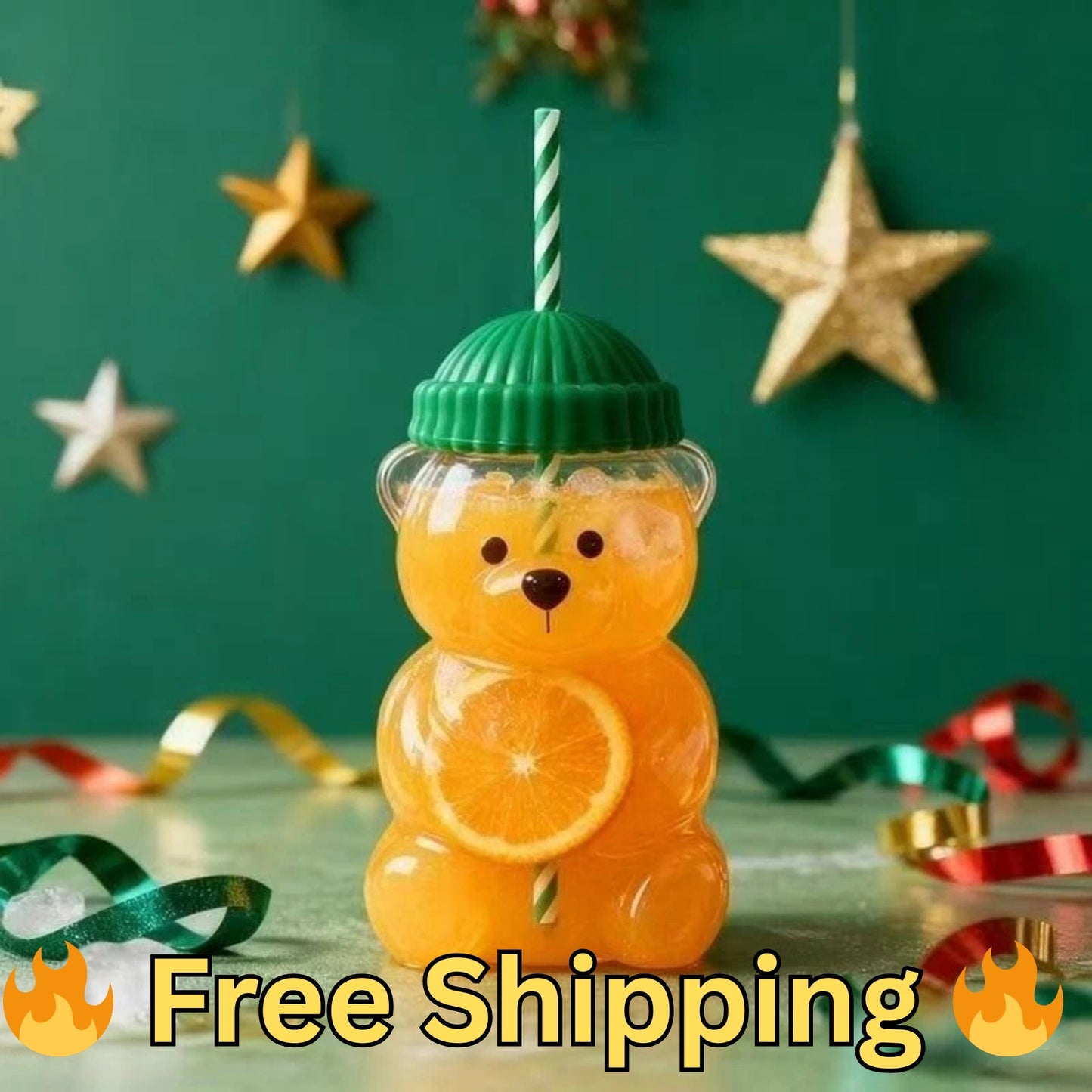 🔥 Buy One Get One Free 🔥 Star-bucks-2026 Barista Bear Glass Cup Coffee Mug Limited Edition