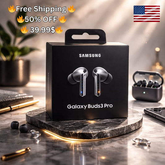 🔥 Limited Time Offer 🔥 50% OFF 🔥 Free Shipping 🔥 Premium Quality Galaxy Buds3 PRO In-Ear Noise Cancelling True Wireless