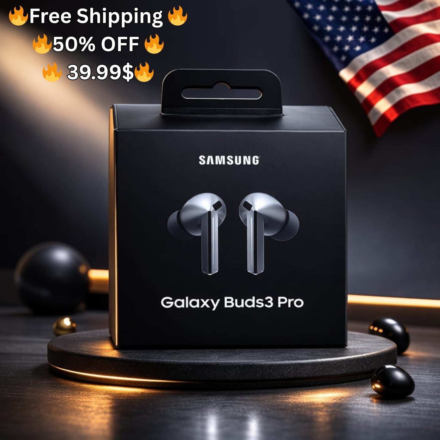 🔥 Limited Time Offer 🔥 50% OFF 🔥 Free Shipping 🔥 Premium Quality Galaxy Buds3 PRO In-Ear Noise Cancelling True Wireless
