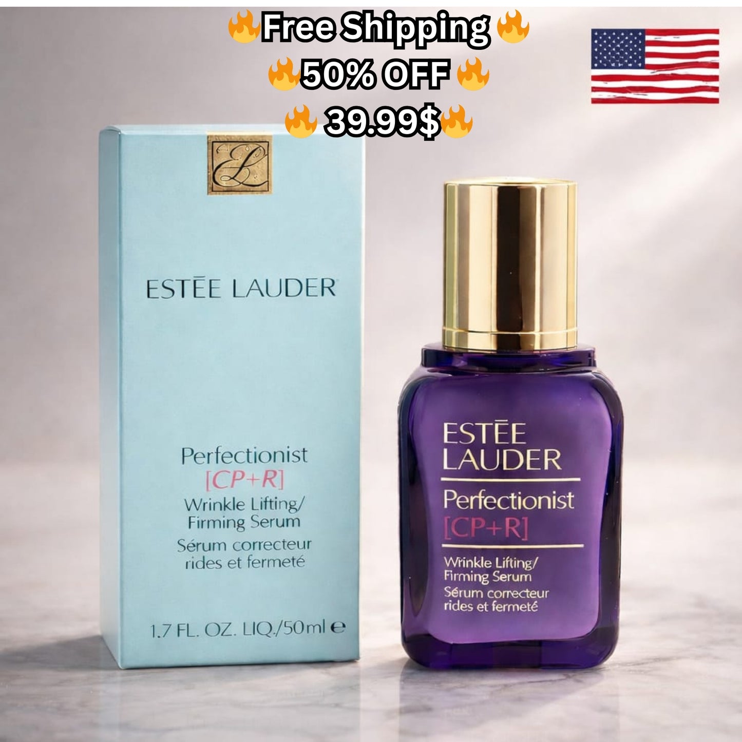 🔥 Limited Time Offer 🔥 50% OFF 🔥 Free Shipping 🔥 Premium Quality Estee Lauder Perfectionist CP+R Wrinkle Lifting Firming Serum 1.7oz,50ml NEW