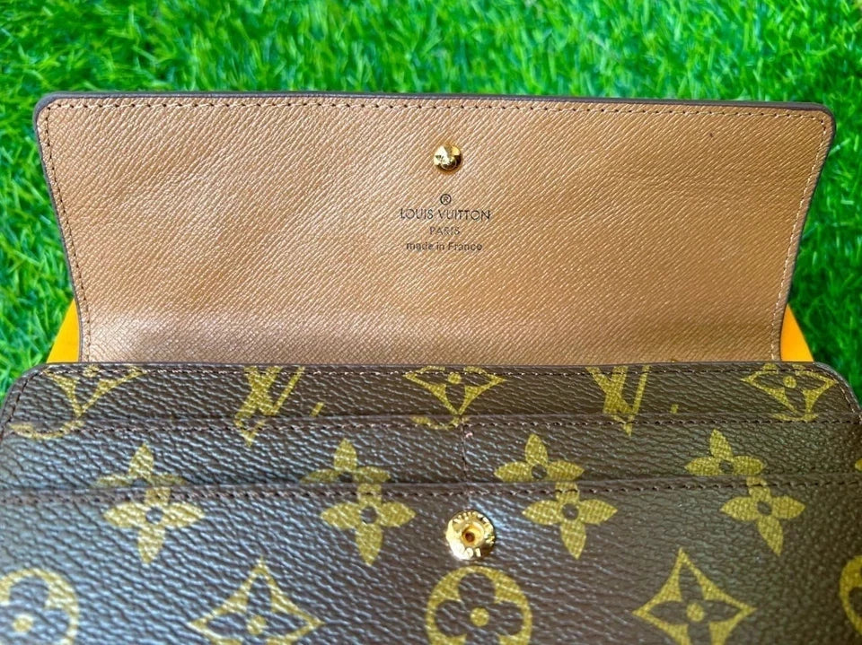 🔥 Limited Time Offer 🔥 50% OFF 🔥 Free Shipping 🔥 Premium Quality Louis Vuitton Sarah Monogram Long Wallet With New Sealed Box – Fast Shipping